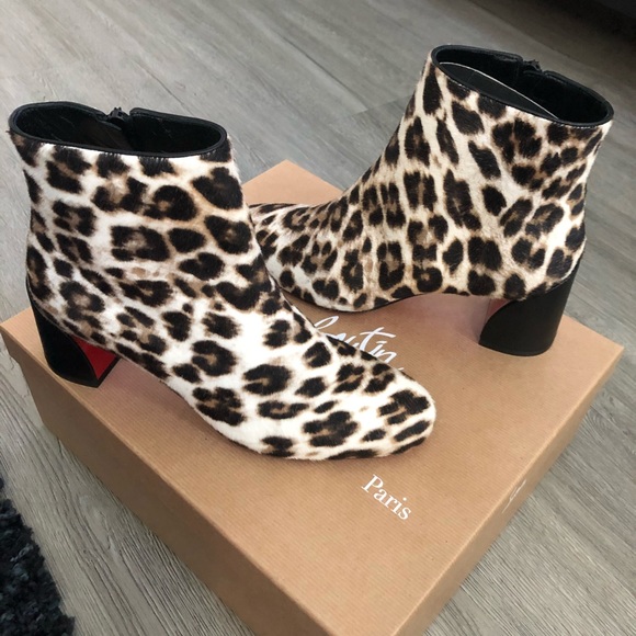 ❤️Christian Louboutin Leopard Boots - Picture 9 of 12